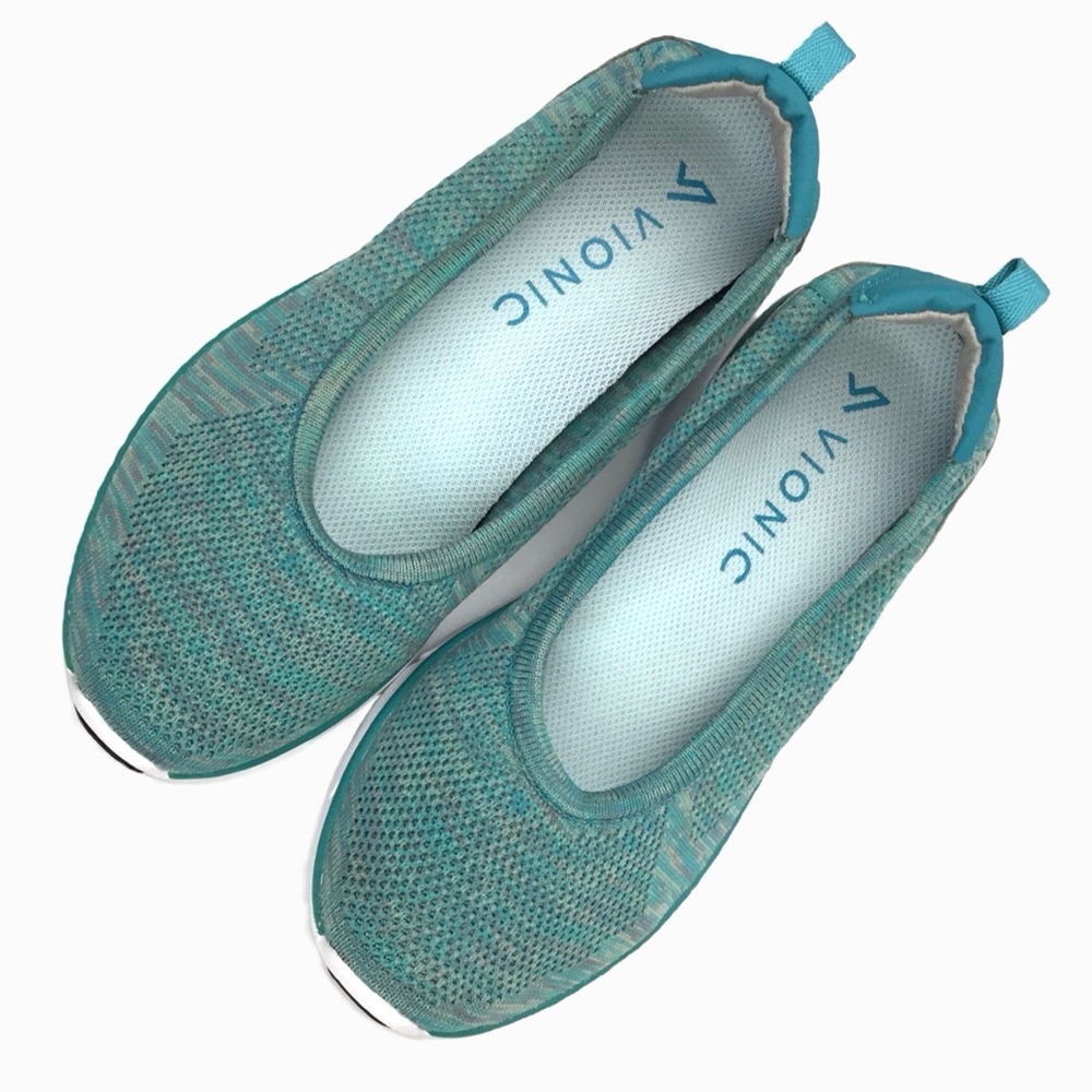 𝅺Vionic NWOT Flex Avila Sport slip-on in Teal. Sz. 6.5